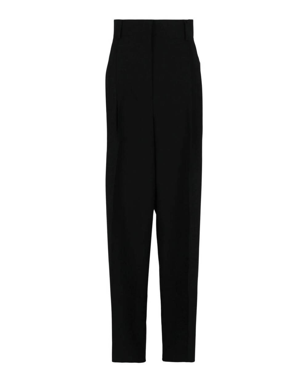 NEW SALVATORE FERRAGAMO women's wide-leg trousers in black